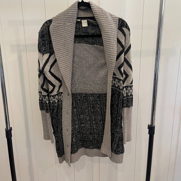 Twelfth Street By Cynthia Vincent - Gray Cardigan - Picture 1 of 4